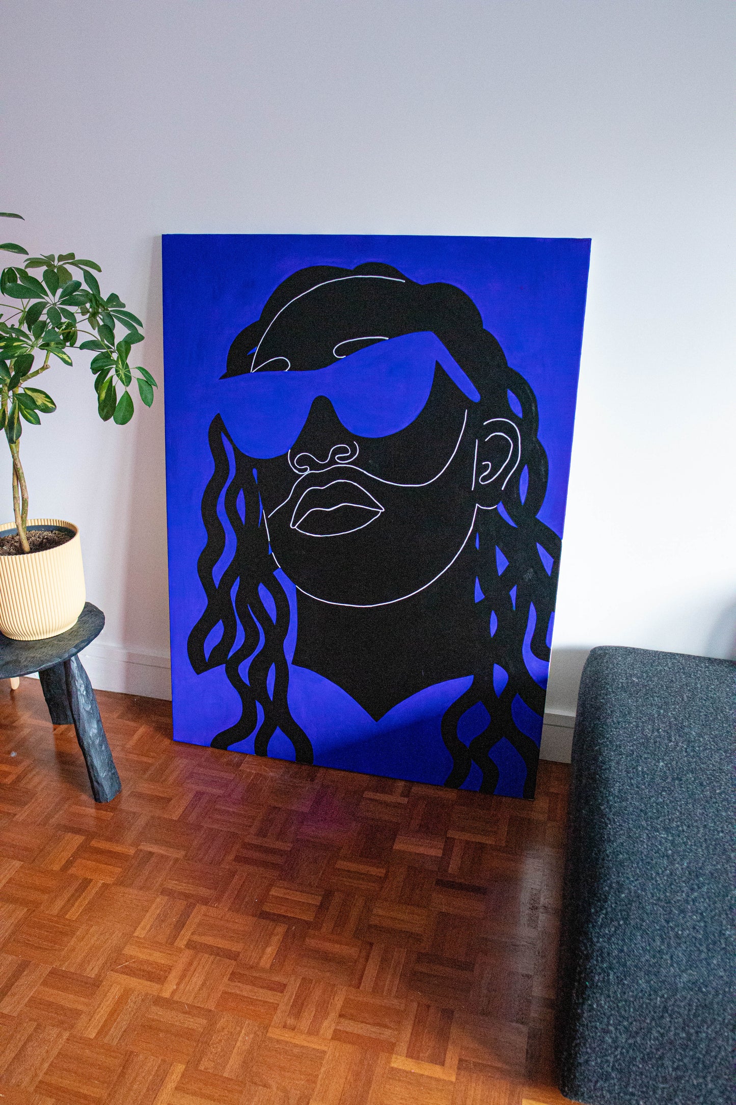 Blue Sunglasses - Lunettes de soleil bleues