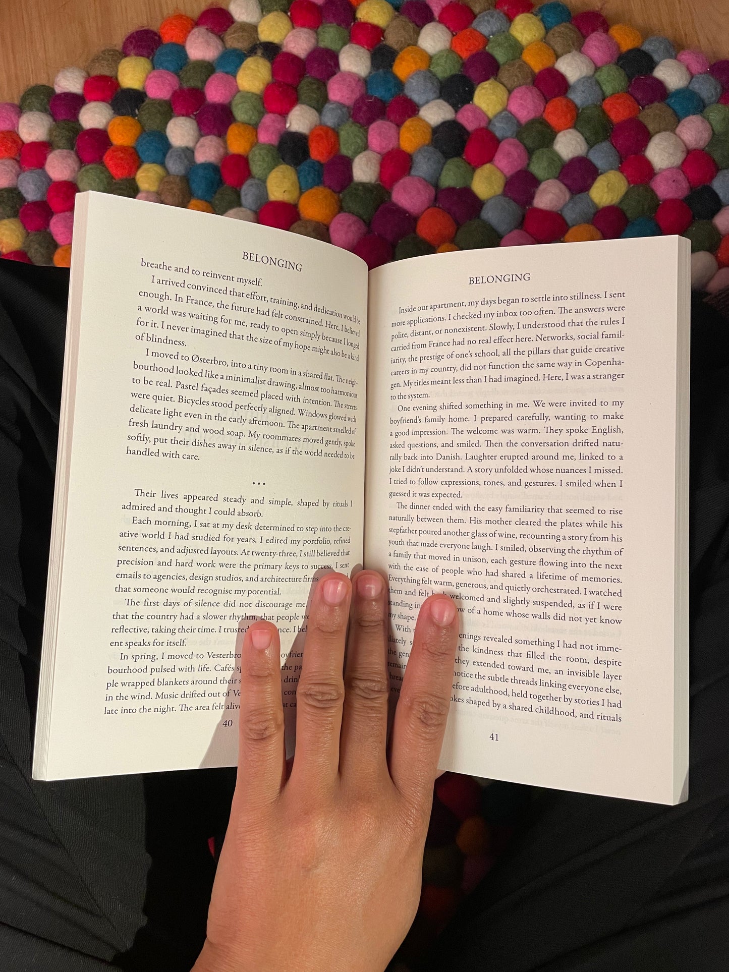 Belonging: Learning to exist in-between