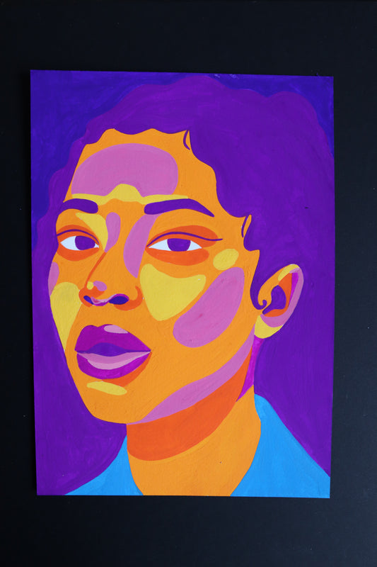 Gouache Portrait 01