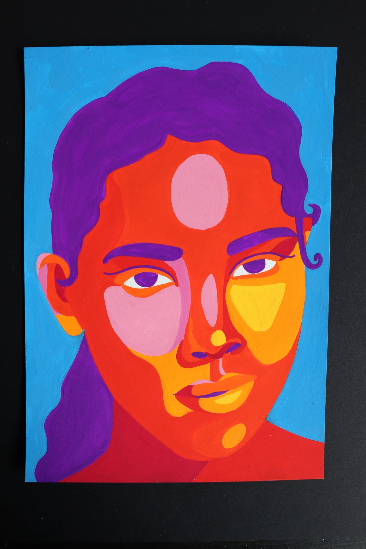 Gouache Portrait 04