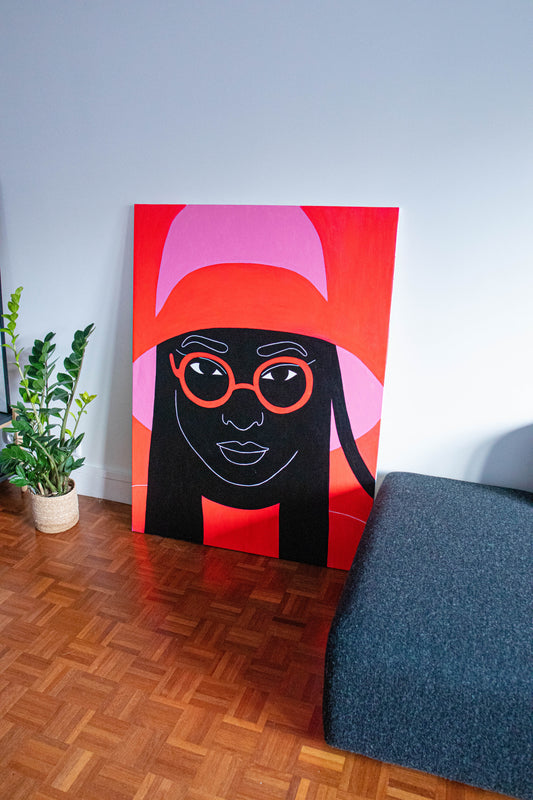 Pink Sunglasses - Lunettes de soleil roses