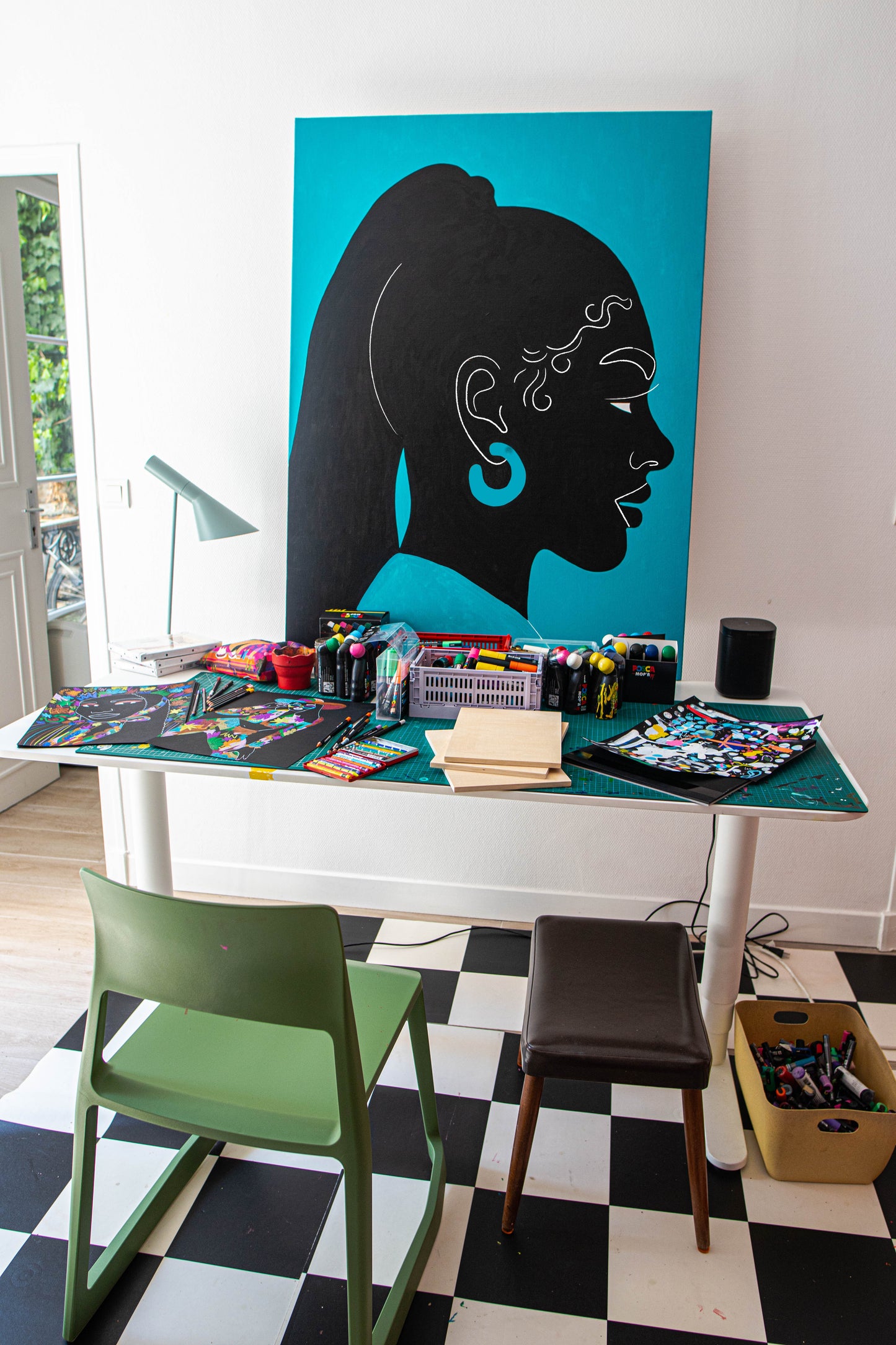 Turquoise Sunglasses - Lunettes de soleil turquoises