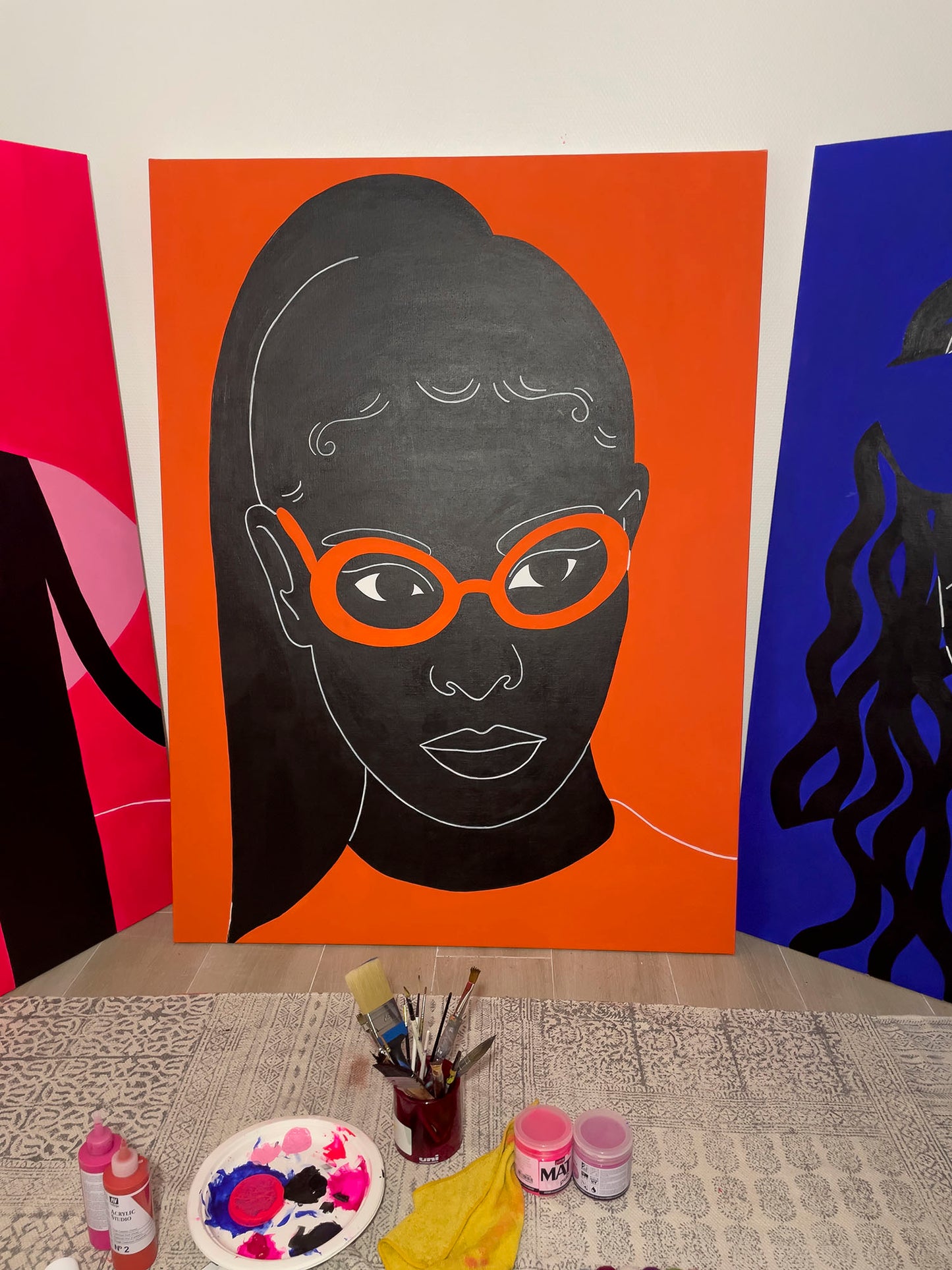 Orange Sunglasses - Lunettes de soleil oranges